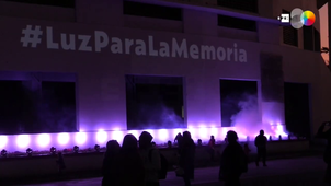 Velas en el estadio de Santiago