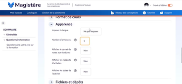 Créer un forum d'annonces dans Magistère