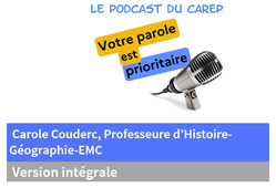 Carole Couderc, professeure d'Histoire-géographie-EMC