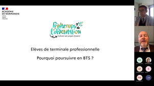 Webinaire « Un BTS après un bac pro : pour quoi faire ? »