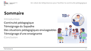 Dispositif TEDi - Un Robot De Téléprésence Pour Faciliter La Continuité Pédagogique - Mdn - 23 Avril 2025.mp4