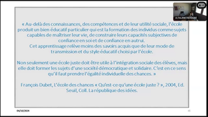 PNF 2024/2025 - Le pilotage des dispositifs d'égalité des chances dans l'écosystème de l'Ecole