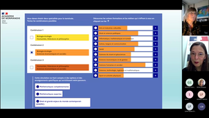 Webinaire « Choisir ses enseignements de spécialités »