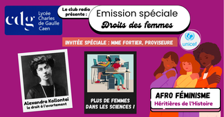 Webradio Lycée C. de Gaulle Caen - Emission spéciale Droits des femmes