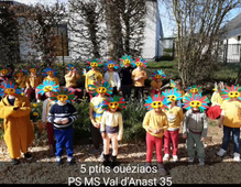 5 ptits ouéziaos - Val d'Anast 35 - PS MS - Mars 2025 - Chant gallo