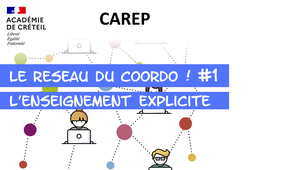 Le réseau du coordo ! #1 L'enseignement explicite