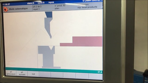 presse plieuse itps, Plier une piece