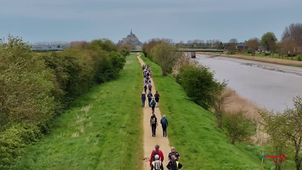 La grande randonnée au Mont-Saint-Michel