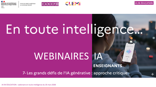 En toute intelligence 7- Les grands défis de l’IA générative, approche critique