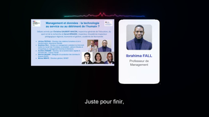 JNM2025 - Management et données : la technologie au service ou au détriment de l’Humain ? Ibrahima FALL