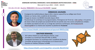 E.Gaumard & G.Remande - Caramel - Séminaire National 2026