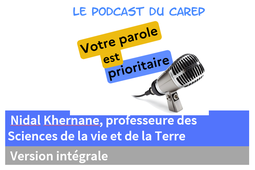 Nidal Khernane, professeure des Sciences de la vie et de la Terre