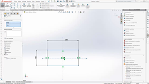 Création d'un solide prismatique à base rectangulaire- Solidworks.mp4