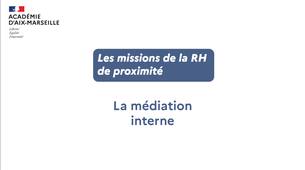 RH de proximité : les missions de la Chargée de mission Médiation interne et Référente académique Égalité professionnelle