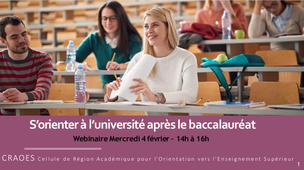 S'orienter à l'université après le baccalauréat