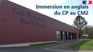 Immersion en anglais du CP au CM2