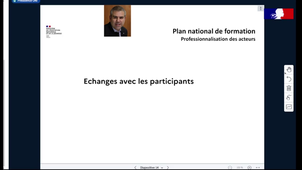 Webinaire Animation du réseau des conseillers techniques infirmiers - Echanges participants sur les actualités de la profession