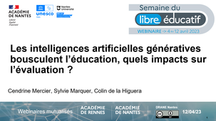 Les IA génératives bousculent l'éducation, quels impacts sur l'évaluation ?