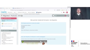 Magistère : les étiquettes lors de la migration
