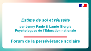 Estime de soi et réussite