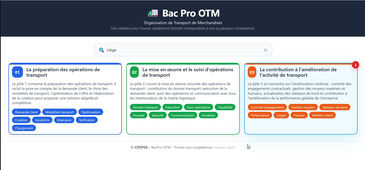 Trouve la compétence - BacPro OTM