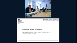 Webinaire Culture sécurité 31 MAI - Echanges - Clôture du séminaire