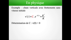 équation différentielle