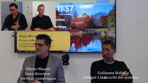 6 Conférences d'automne 2025 Protéger Responsabiliser Sécuriser Olivier Maurel Sous-directeur des services numériques Guillaume Mallie Délégué à la sécurité des systèmes.mp4