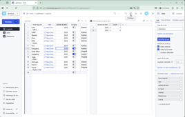 Grist - Tuto 3 - Ajout de vues (fiche, graphique), vue de synthèse, partage de document