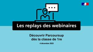 Découvrir Parcoursup dès la classe de 1re