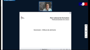 Webinaire Animation du réseau des conseillers techniques infirmiers - CONCLUSION