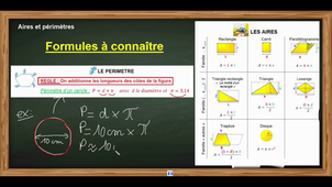 PERIMETRES ET AIRES - exemples de calculs