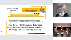 INTERVENTION DE MAELA PAUL : SÉMINAIRE DES INSPECTEURS 2D À ANGOULÊME