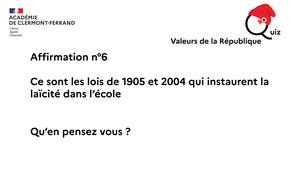 n°06 - Lois de 1905 et 2004