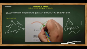 Tracer un triangle quelconque