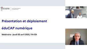 Webinaire éduCAP numérique EPLE RANA