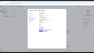 Création de salon sur l'application TCHAP