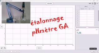 Tutoriel étalonnage pHmètre GA