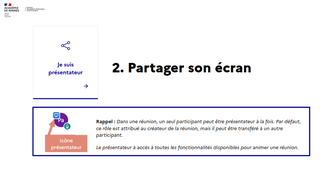 Partager son écran dans visio-agent