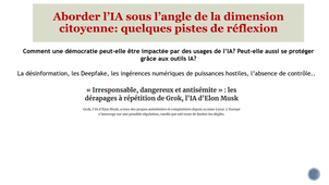 L’IA comme objet d’étude avec les élèves