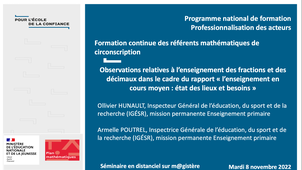 PNF 2022/2023 - RMC - Journée 1 - Rapport IGESR - O. Hunault