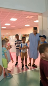 Les élèves de GS de l'école Armorique inaugurent leur exposition et remercient leurs parents d'être venus