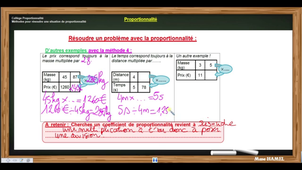 PROPORTIONNALITE Cours 5 methodes
