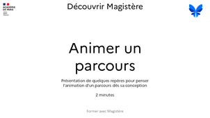 Découvrir Magistère Animer un cours.mp4