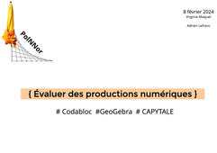 P4 : évaluer des productions numériques