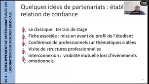 Rénovation du BTS Biologie Médicale Enseignements généraux et bloc de compétences BC4
