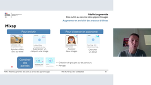 Réalité augmentée : des outils au service des apprentissages - MDN - 21/05/2025