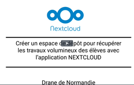Espace de dépôt avec NEXTCLOUD