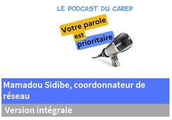 Entretien avec Mamadou Sidibe, coordonnateur de réseau