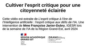 Cultiver l'esprit critique pour une citoyenneté éclairée